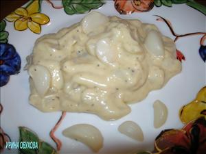 Фото рецепта «Чеснок в сметанно-медовом соусе» Фото рецепта «Чеснок в сметанно-медовом соусе»