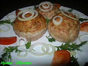 Фото рецепта «Мясные маффины с сюрпризом»